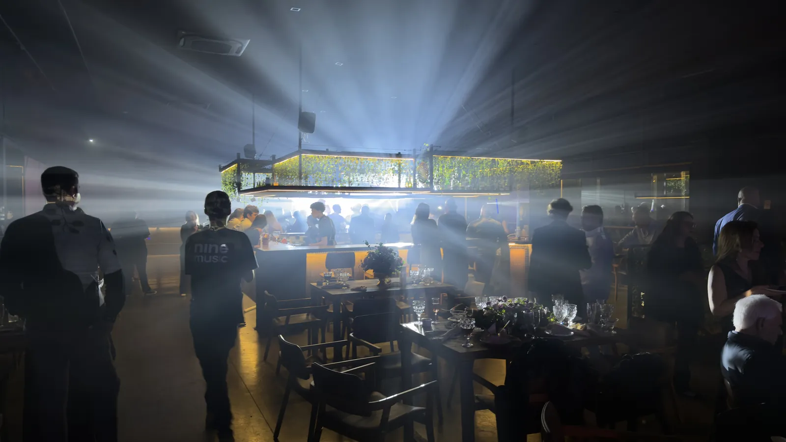 Club I47 evento com luzes
